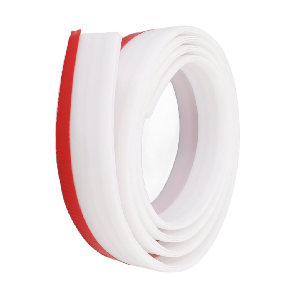 6.6Ft Tpe White Door Draft Stopper Self-Adhesive Windproof Dustproof Barrier 3451354041039