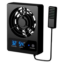 Cooling Fan For Reptile Tank - 4.41-Inch PP Ventilation Fan, Low-Noise Humidity Reducer For Rainforest-Desert Reptiles