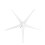 Windmühlengenerator 5-Blatt-Kleinwindturbinen-Kit 14