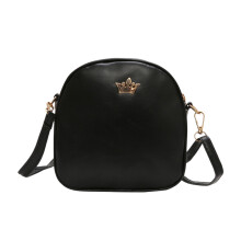 Women Mode Crown Kleine Quadratische Schultertasche Pu