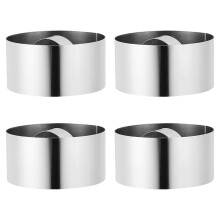 4Stk Runde Ausstechformen Aus Für Kuchen Und Mousse