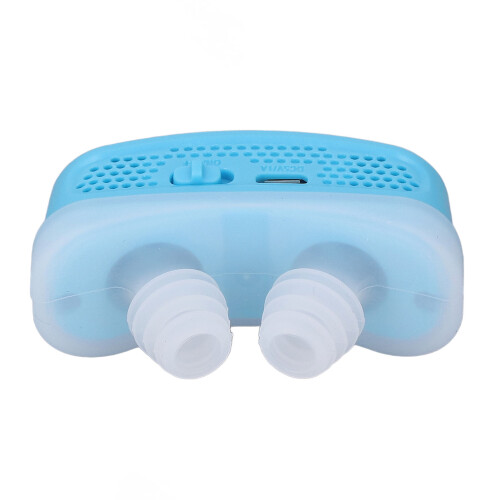 Electric Snoring Solution Device, Blue, 60x25x39mm, 100mAh 2