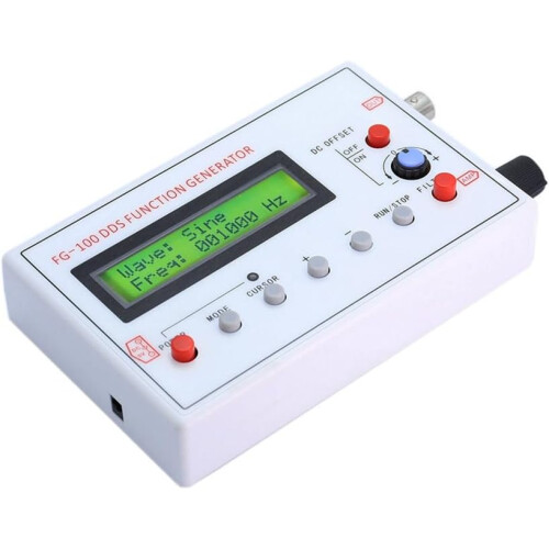 FG-100 DDS Function Signal Generator Frequency Counter Module 1 Hz - 500 kHz Sine Square Triangle Sawtooth Waveform 1