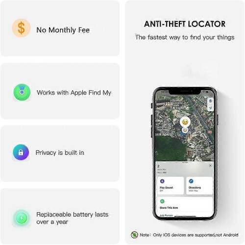 Παρακολούθηση GPS συμβατή με το Find My (μόνο για iOS) με μαγνητική θήκη 1