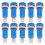 10pcs 4mm Banana Jack Socket Mount Binding Post Connector Adapter Panel for Electronic InstrumentBlue 5