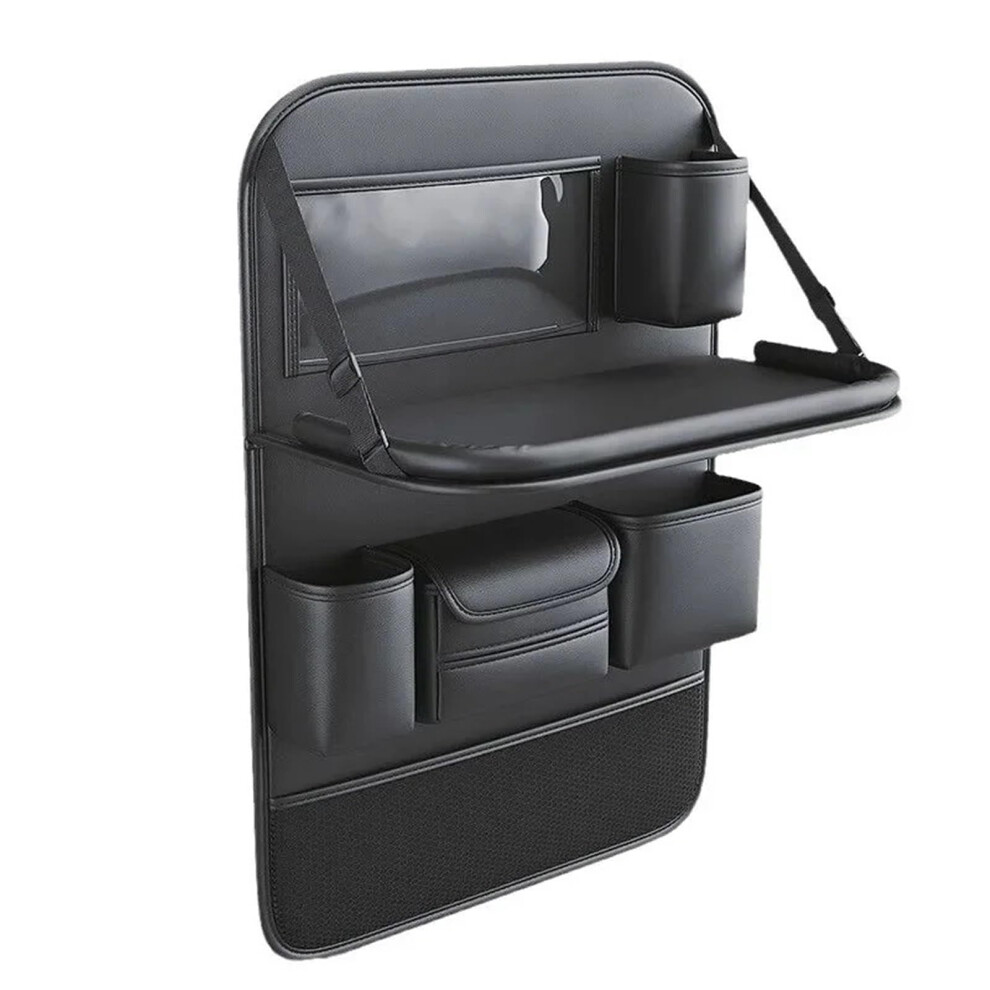 Car Boot Organiser Large Capacity Backseat Organiser Foldable Dining Table Tablet Tray Hanging Bag Heavy Duty 9354506493516