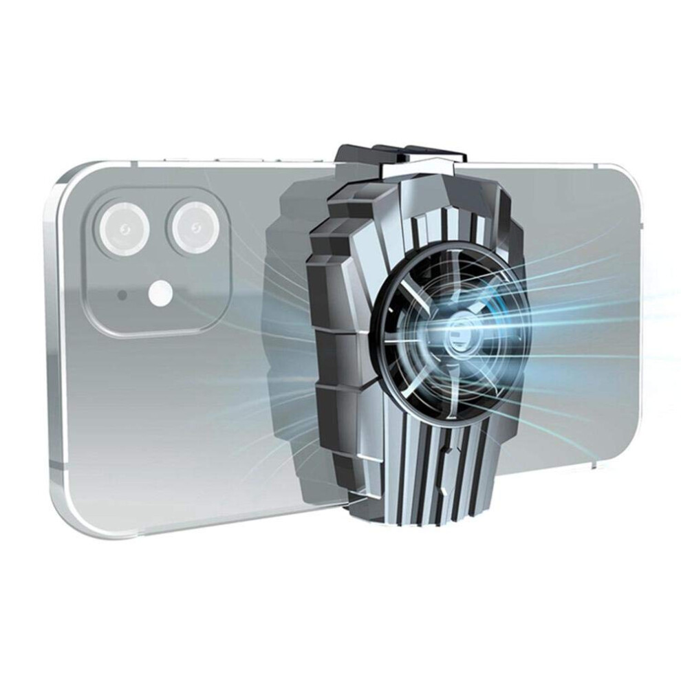 Mobile Phone Cooler Cooling Fan Gamepad Holder Bracket Radiator Compatible With Mobile Phones Black 9016109598462