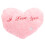 Raindrops Luminous Heart Shaped Cushions Led Soft Pillows Pink 1