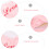 Raindrops Luminous Heart Shaped Cushions Led Soft Pillows Pink 9