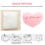 Raindrops Luminous Heart Shaped Cushions Led Soft Pillows Pink 8