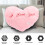 Raindrops Luminous Heart Shaped Cushions Led Soft Pillows Pink 10