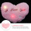 Raindrops Luminous Heart Shaped Cushions Led Soft Pillows Pink 7