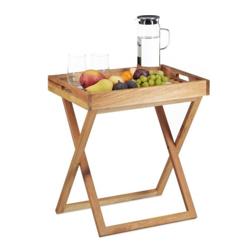 Klapptisch in Nussbaum