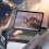 Höhenverstellbarer Laptoptisch mit Rollen 3