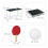 Black table tennis table with accessories 4