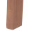 Halbrunder Klapptisch Holz braun 7