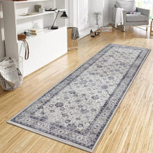 (Serene) Traditional Runner Rugs 80x300cm- Extra Large Rugs for Kitchen & Hallways