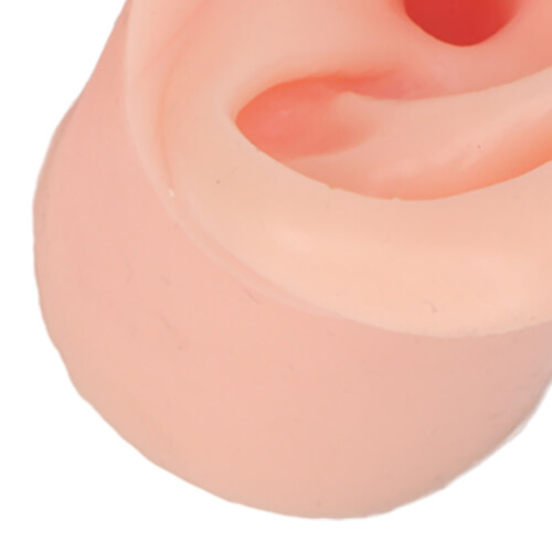 Silicone-Ohrpiercing-Übungsmodell Hellhäutig 60x50x43mm 2