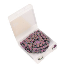 10 Speed Alloy Steel Bike Chain for Mountain & Road Bikes, Colorful