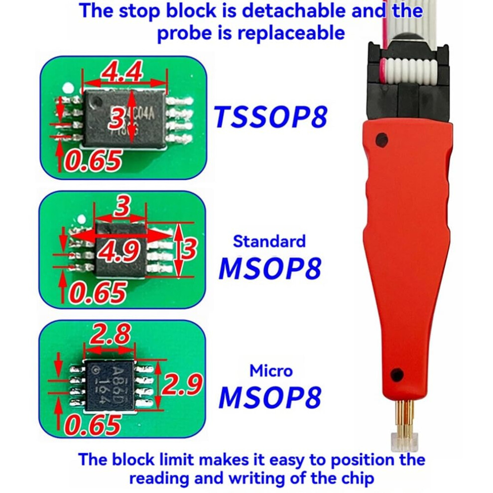 Chip Burning Probe Tssop8 Burn Write Probe For Tssop8 Chip Download 9084446572032