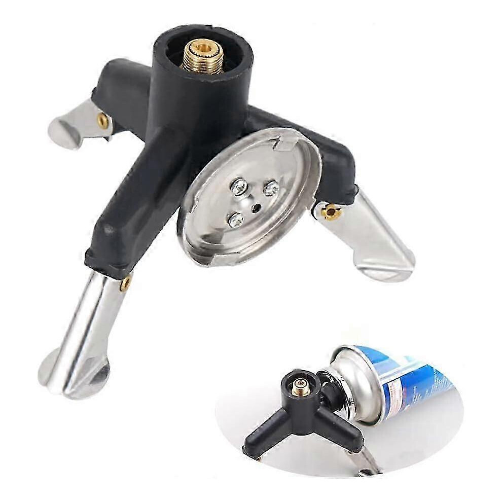 Outdoor triangular burner adapter, gas tank adapter, camping stove connector, gas bottle adapter, indoor and outdoor gas stove accessories