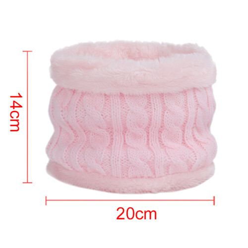 Pink Winter Schal Verdickt Für Kinder 1