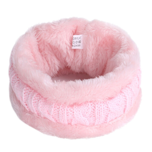Pink Winter Schal Verdickt Für Kinder 2