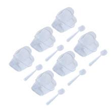 10 Conjuntos De 150Ml Plástico Para Gelatina Mousse