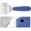 Bee uncapping fork, straight stainless steel tines, plastic handle, sparse honey scoop - Ya 5