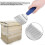 Bee uncapping fork, straight stainless steel tines, plastic handle, sparse honey scoop - Ya 3