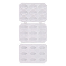 Durable ABS Meatloaf Press - Make Round Meatballs Easy to Clean 9-Grids
