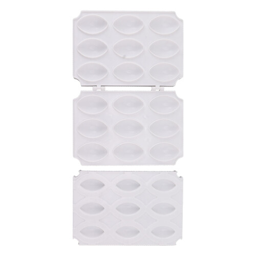 Durable ABS Meatloaf Press - Make Round Meatballs Easy to Clean 9-Grids