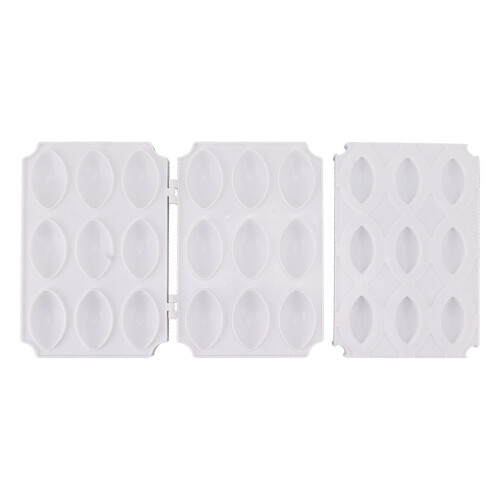 Durable ABS Meatloaf Press - Make Round Meatballs Easy to Clean 9-Grids 1