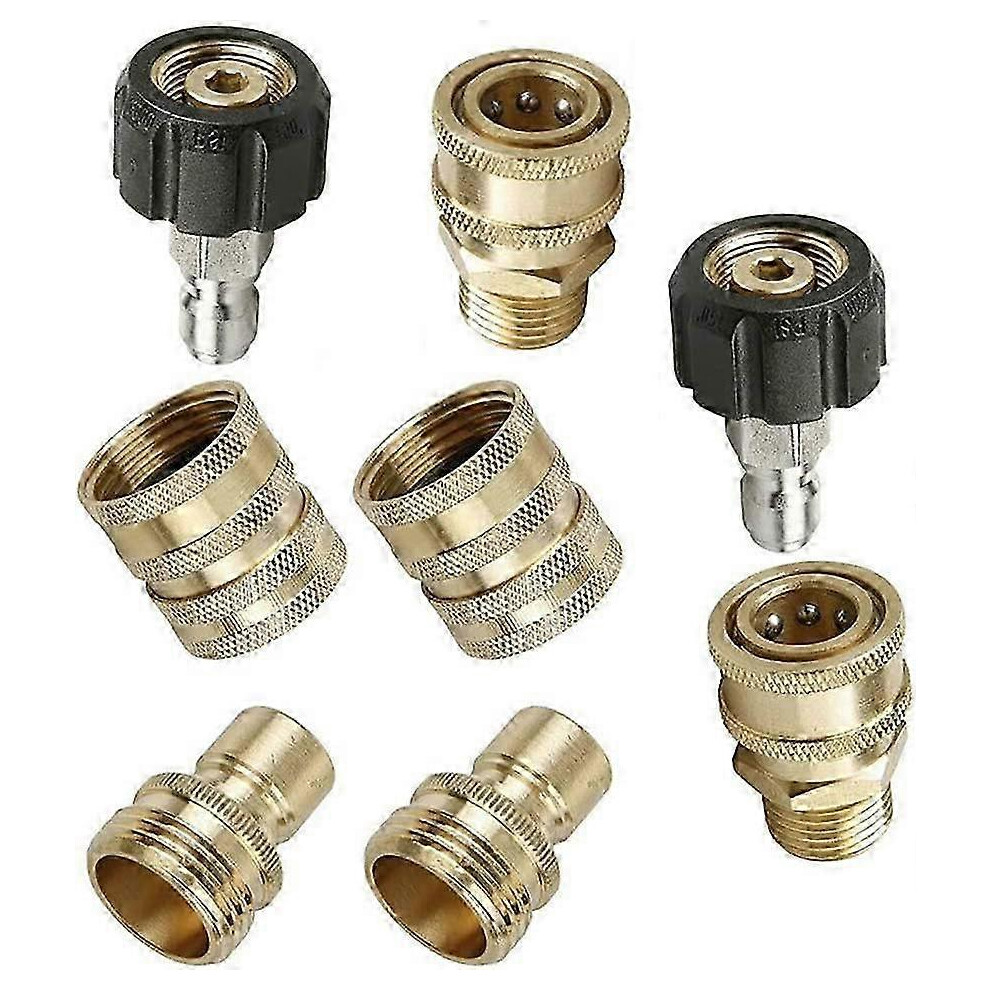 M22 14mm High Pressure Washer Adapter for Quick Release Garden Hose Connection