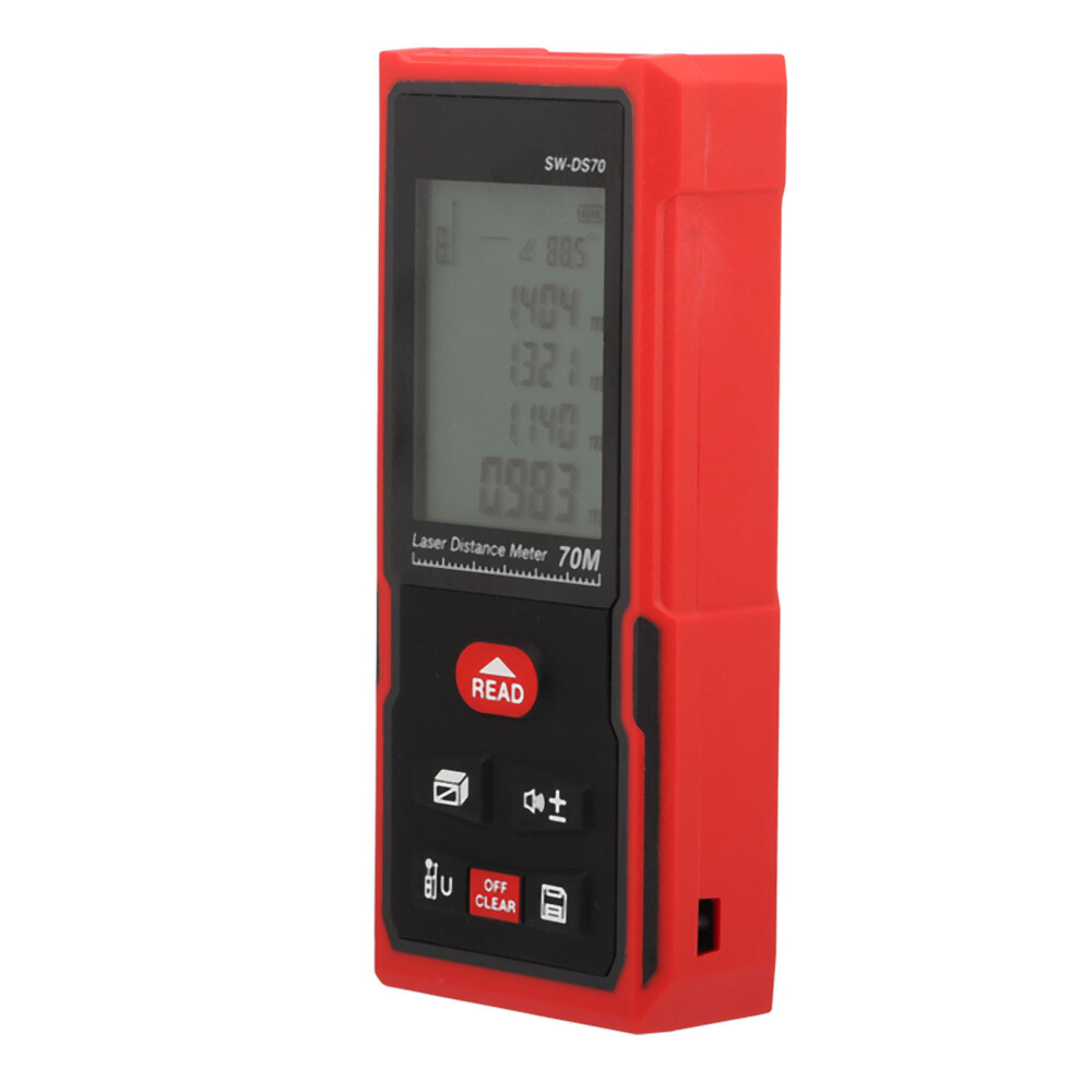 Laser Distance Meter 70M Infrared Handheld Gauge Accurate 630-670Nm 7631354058206