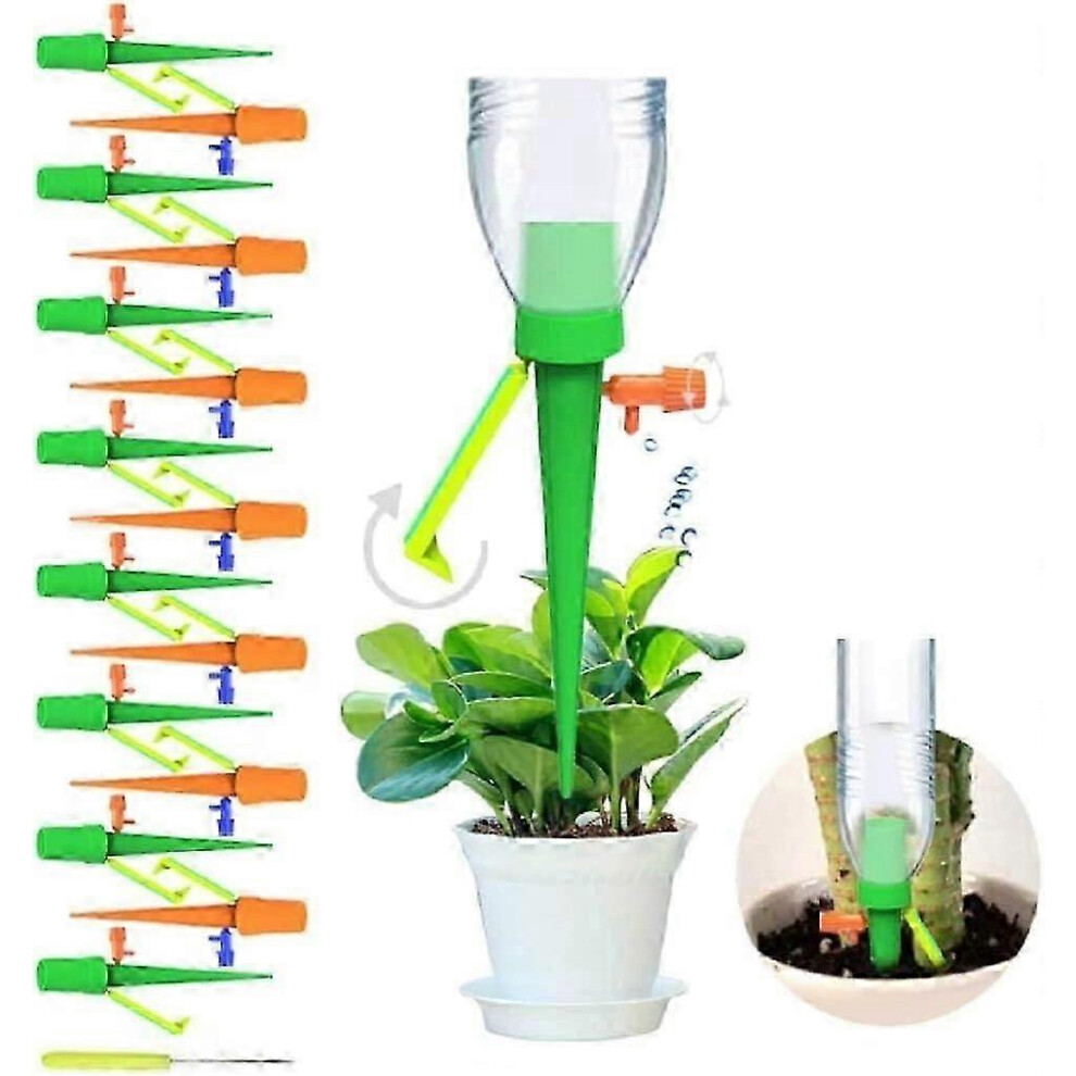 15-point drip irrigation system, automatic plant watering with slow-release watering system for indoor plants