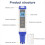 3-in-1 digitale pH ORP-temperatuurmeter pH-testpen Waterkwaliteitstester 7