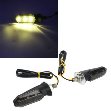 4 Stück Motorrad-LED–Blinker gelb 12V wasserdicht IP67