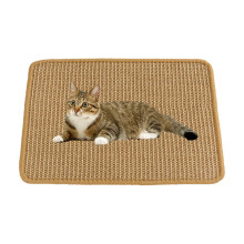 Krabmat voor katten, krabmat van natuurlijk sisal, horizontale krabmat voor katten