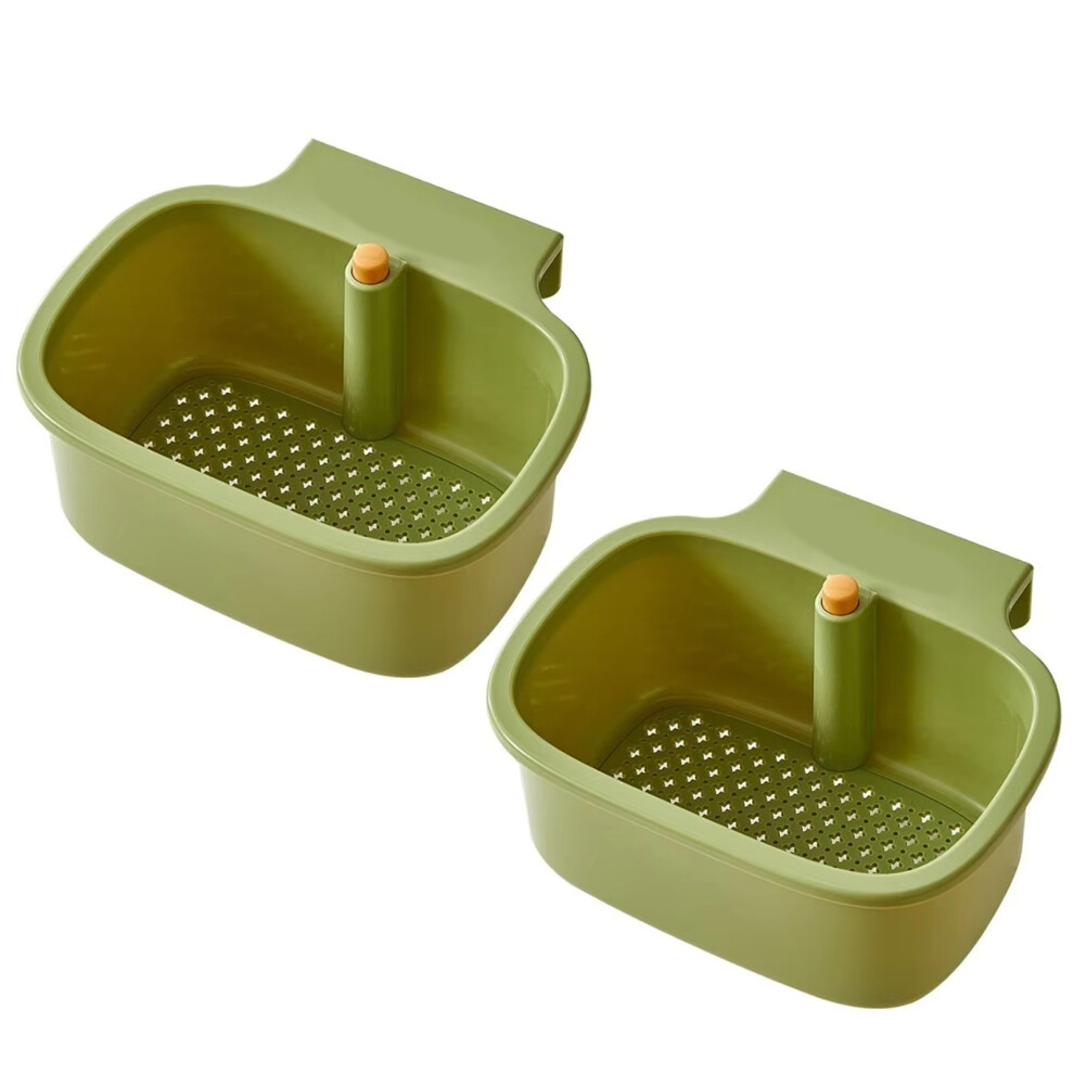Sink Strainer Basket For Efficient Food Storage And Easy-Green 7704000050852