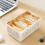 Sandwich Fruit Basket With Breathable Designs Storage-grey 5