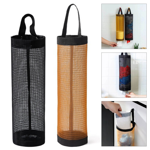 Compact Vertical Storage Bag Holder For Plastic Bags In-Black 2
