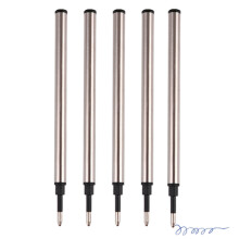 5 Kit Retractable Ballpoint Pen Refills 0.5mm Tip-Blue black