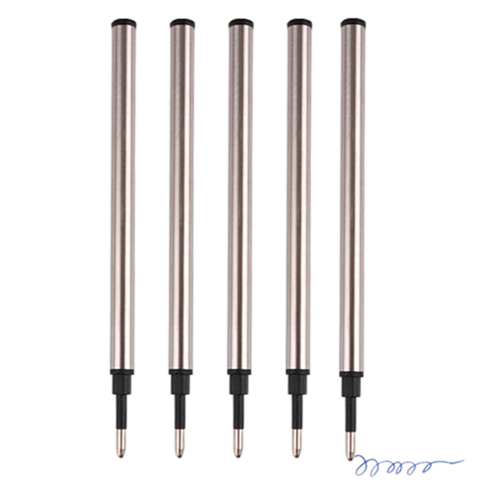 5 Kit Retractable Ballpoint Pen Refills 0.5Mm Tip-Blue Black 7704000052818