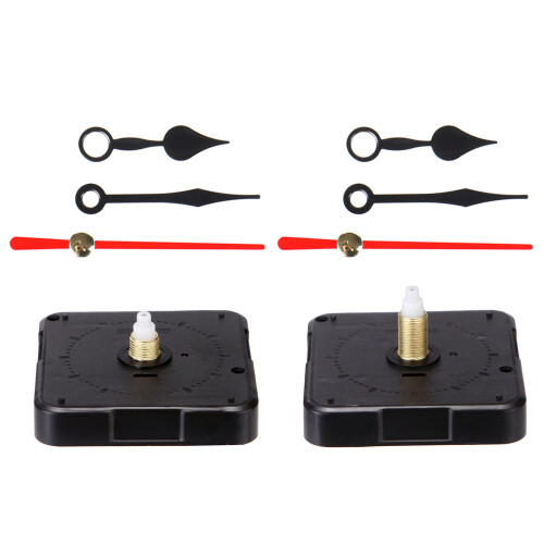 Quiet Quartzs Clock Mechanism Movement Set-Extended shaft with 1