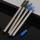5 Kit Retractable Ballpoint Pen Refills 0.5mm Tip-Blue black 6