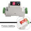 Programmable Din Rail Temperature Controller Digital Thermostat Two Way Output Alarm AC90-260V 3