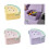 Leakproof Lunch Fruit Container Microwave Safe with 3-Purple 3
