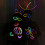Fluorescente Com Óculos, Tiara E Pulseiras Para Eventos 4
