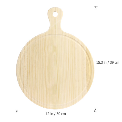 Omeite Holz Pizzablech 30 X 30 X 1,6 Cm 1